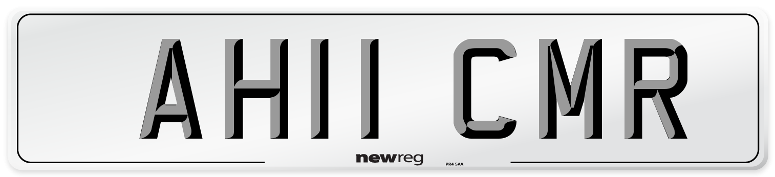 AH11 CMR Number Plate from New Reg